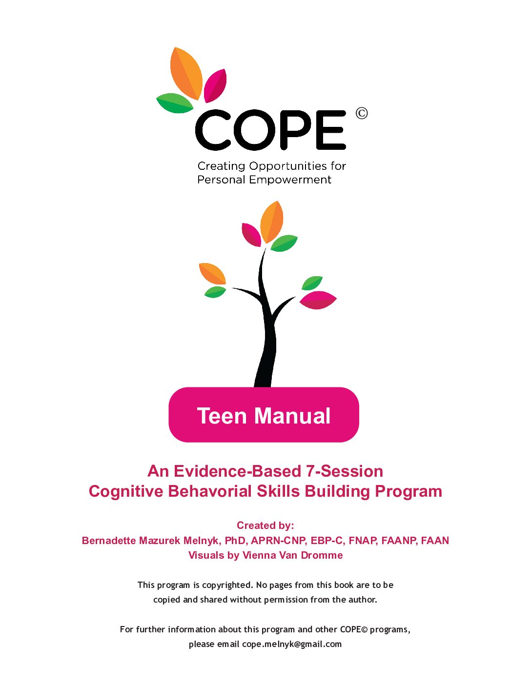 COPE<sup>©</sup> TEEN Manual Print-Your-Own