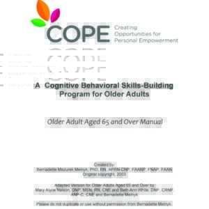 COPE<sup>©</sup> Older Adult Manual Print-Your-Own